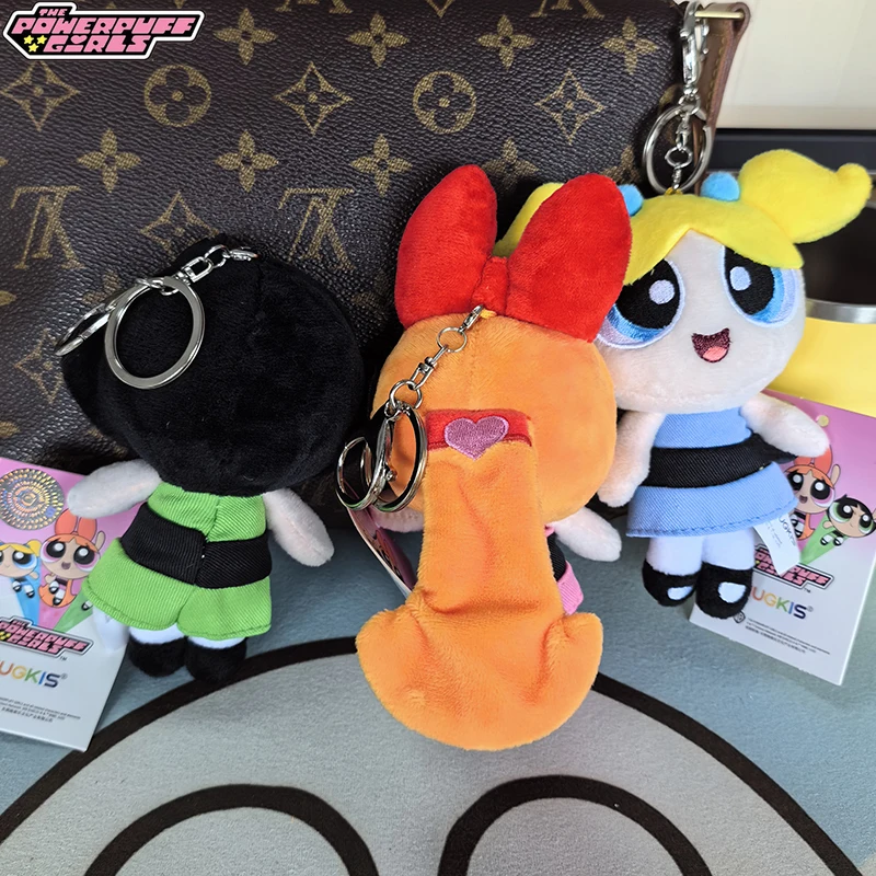 مجموعة زينة معلقة للفتيات من Powerpuff مقاس 12 سم، فقاعات زهرة، زينة عيد الميلاد