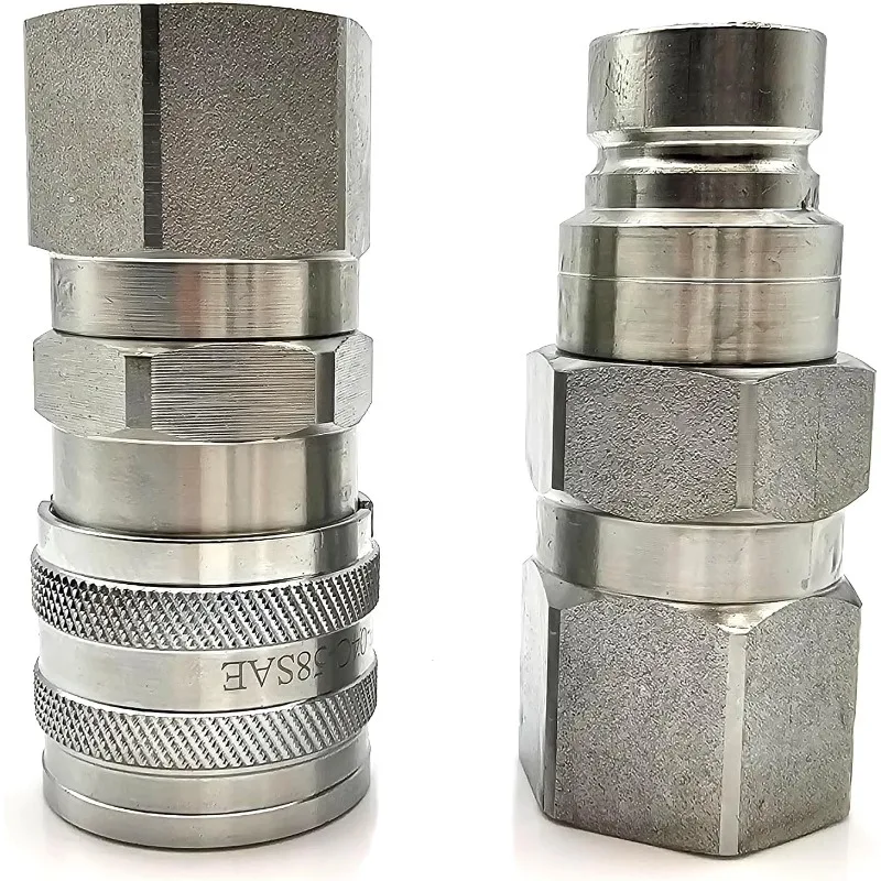 

153-2995 153-2994 Для гидравлического быстроразъемного соединителя E303.5 E305.5 E308 Мужской и женский комплект плоскостороннего соединителя экскаватора 7/8-14