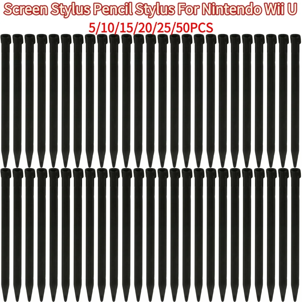 Wireless Black Abs Material Stylus Plastic Screen Stylus Pencil Stylus For Nintendo Wii U Gamepad Console Games Accessories