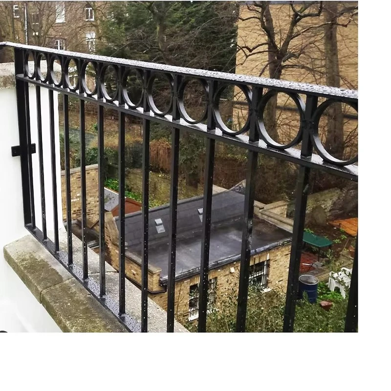 

cj-High Quality Crewell Luxury Modern Iron Steel Stainless Steel Terrace Railing Balustrades Handrails UV Protected Rust Water@