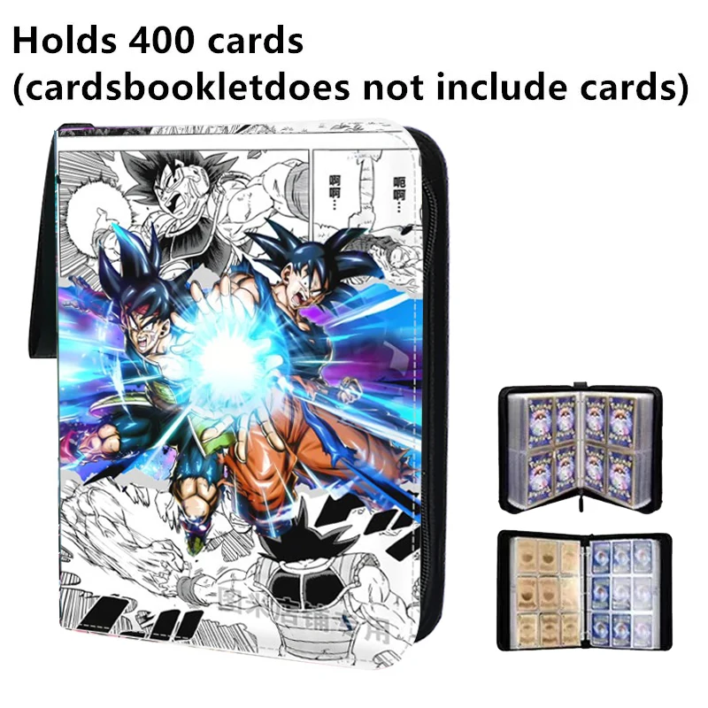 BANDAI Dragon Ball Cards Album Book 400-900Pcs Anime Map Letter Holder Binder Action HD Collection Cards Protector Folder Gifts