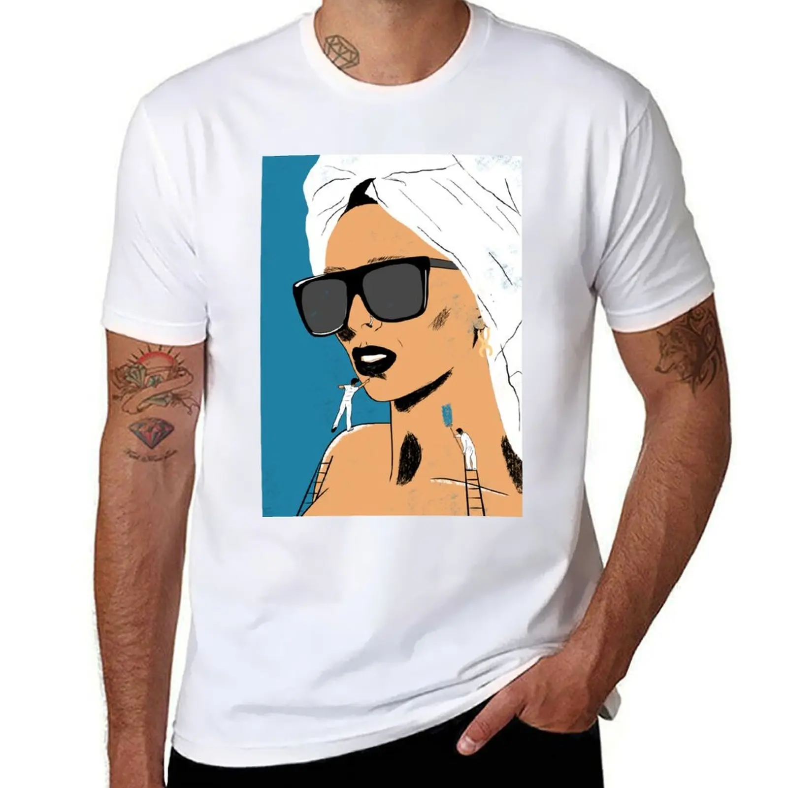 

Marijanna T-Shirt man t shirts high quality luxury brand funny t shirts dark humor t shirt man cotton T-shirt