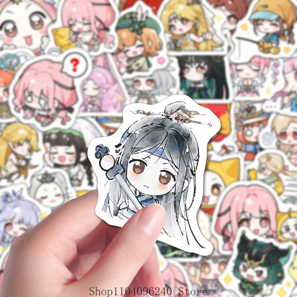 إنفينيتي نيكي تأثيري أنيمي ملصقات الديكور المحمول الهاتف حقيبة دفتر التسمية القرطاسية ملصقا