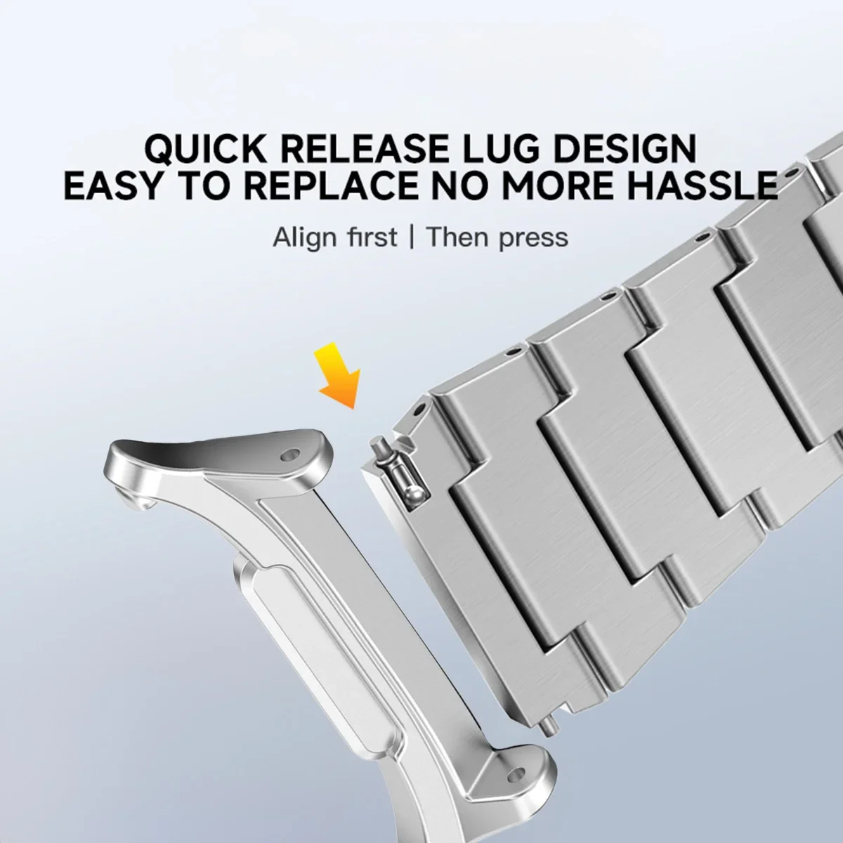 Cinturino in metallo per Samsung Galaxy Watch 8/8Classic Ultra 2025 cinturino in acciaio inossidabile per Galaxy Watch 7 47mm accessori per cintura