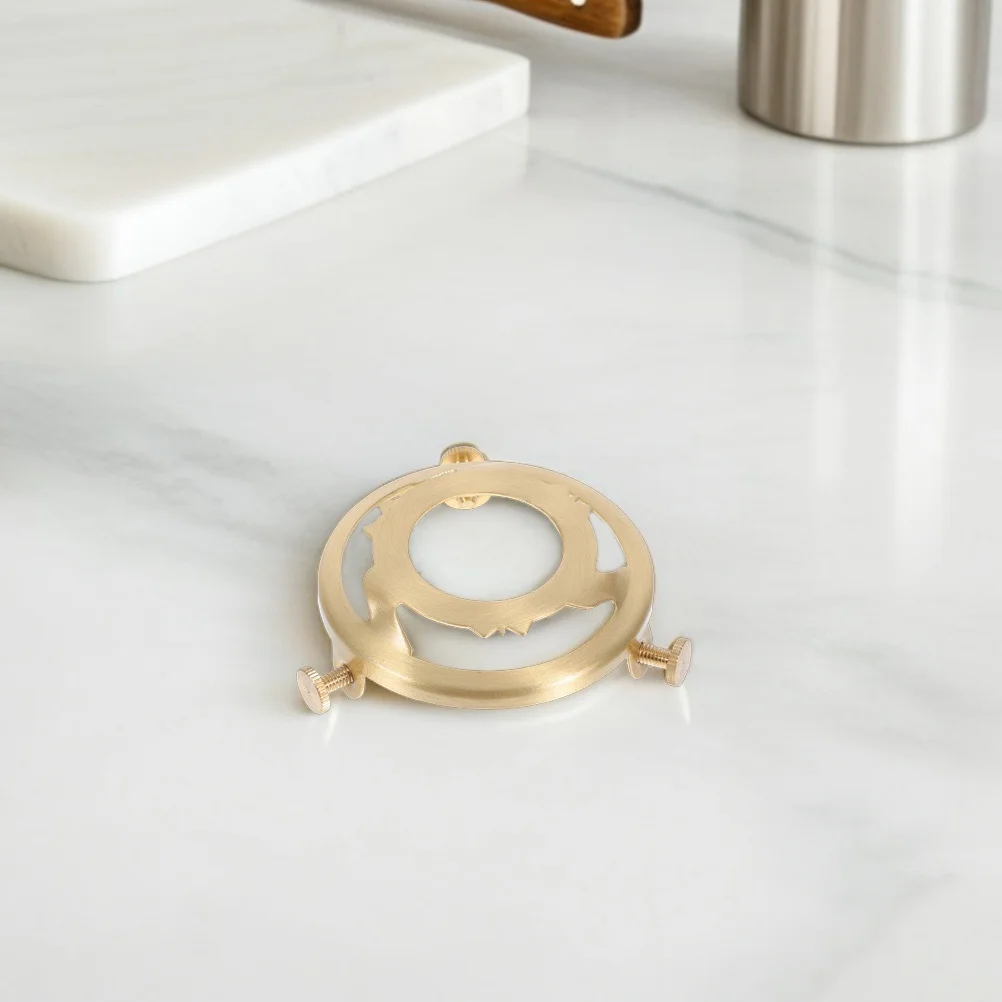 

Copper Lampshade Bracket 3 Hole Ring Design DIY Lamp Parts Easy Installation Stable Support Home Decor Lighting Fixtures