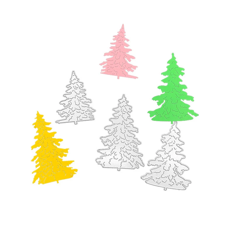 

Three Christmas Trees Metal Cutting Dies for DIY Scrapbooking and Card Making Decor Embossing Craft Die Cut