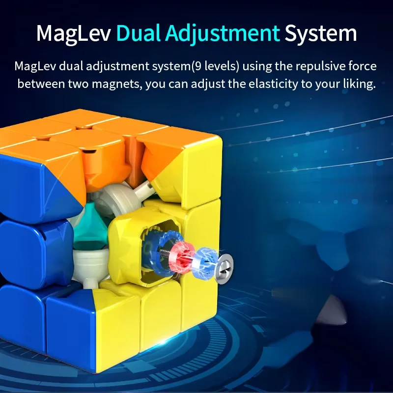 MoYu RS3M 2020 Series 3x3 Magnetic Magic Cube 3×3 Professional 3x3x3 Speed Puzzle Children's Fidget Toys Magnet Magico Cubo