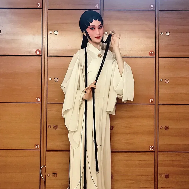 أسود أوبرا بكين الشعر تأثيري اكسسوارات بكين أداء الدراما القبعات شخصية الإناث الصينية الكلاسيكية المغني أغطية الرأس