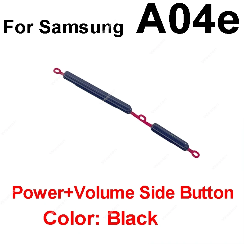 مفاتيح حجم الطاقة لسامسونج غالاكسي A04 A135F A04s A045F A04e A042F A05 A055F أجزاء أزرار جانبية لأعلى ولأسفل