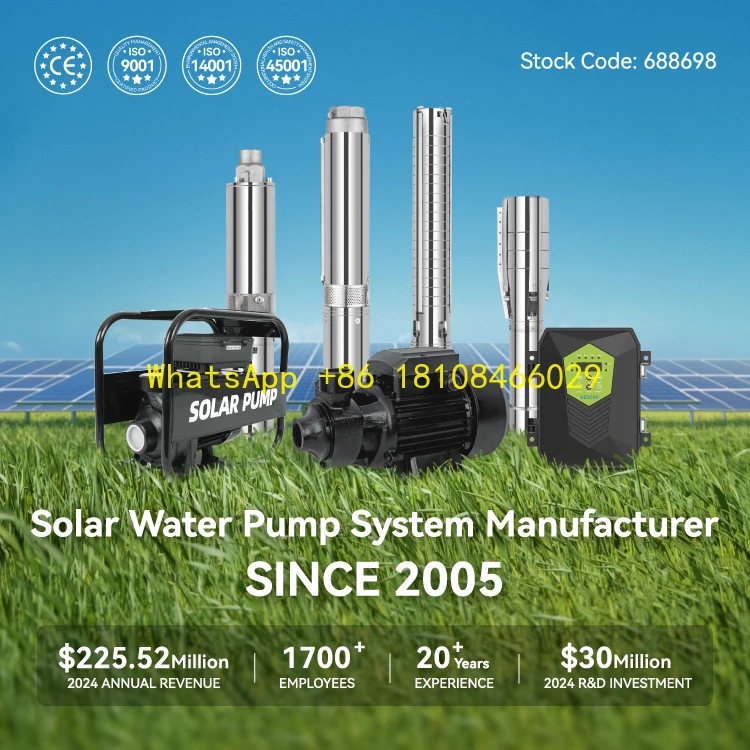 

De Agua Solar Water Pump for Agriculture Official 6 Inch 4 Inch 3 Inch Irrigation Well Pump Submersible Solar Pump Bombas