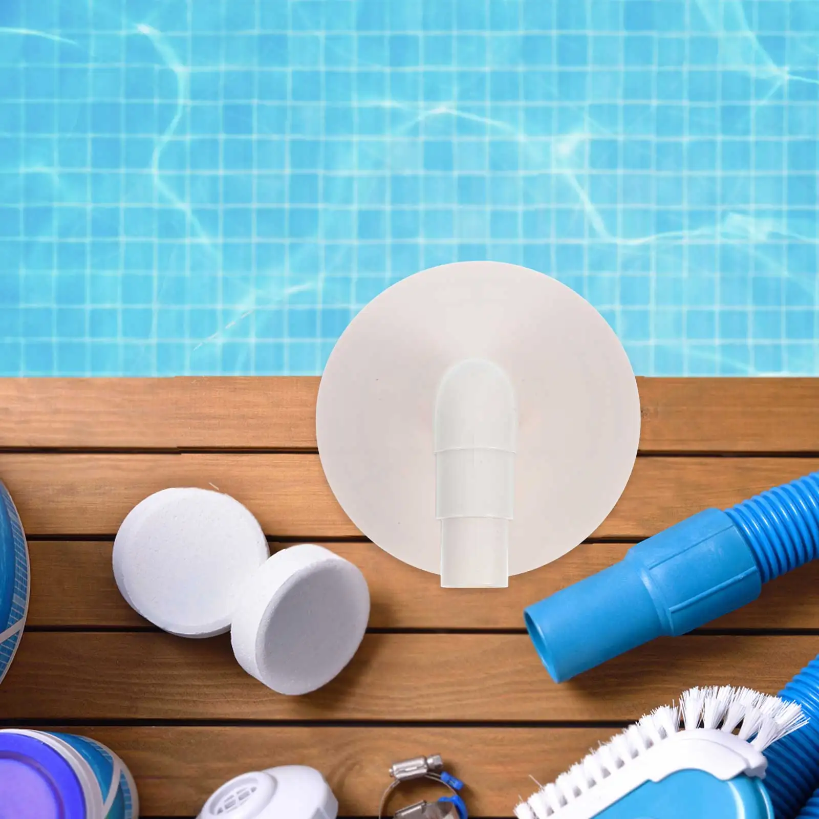

Skim Around Pool Skimmer Base Elbow above Ground Vacuum Adapter Inflatable Plate