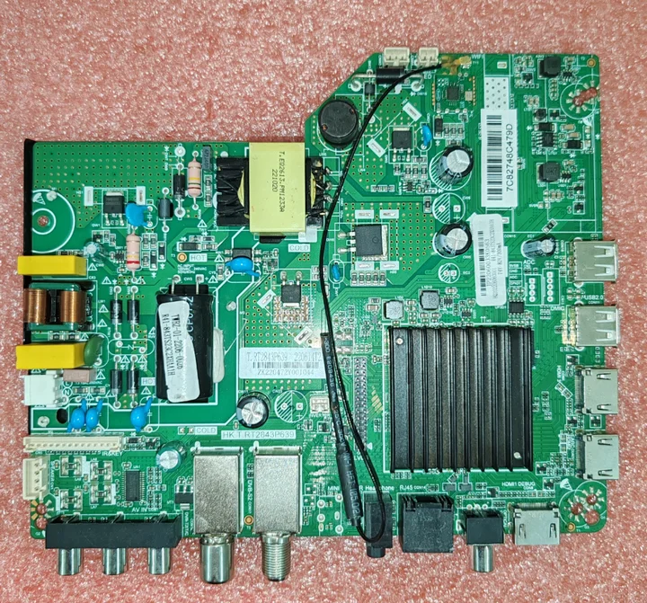 

Материнская плата для LED-телевизора HK.T.RT2843P639, три в одном, с двумя интерфейсами для проверки спецификаций, готова к отгрузке