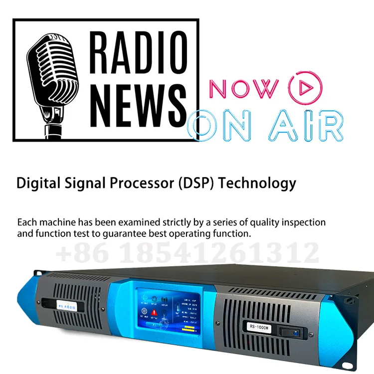 1KW FM Transmitter and 1-Bay Antenna and 30M Cables Broadcasting Equipment