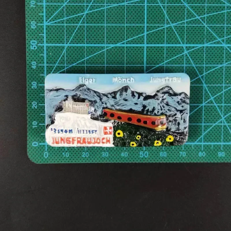 3D Refrigerator Magnet for Home Decoration, European, Luzern, Switzerland, Tourism, Landscape, Souvenir, Travel Souvenir