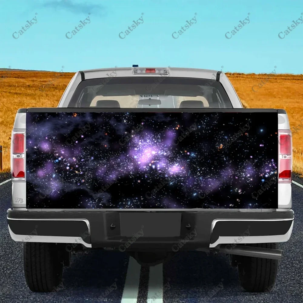 

night starry sky Car stickers, truck rear decoration, painting, car modification stickers, car accessories, rear decals
