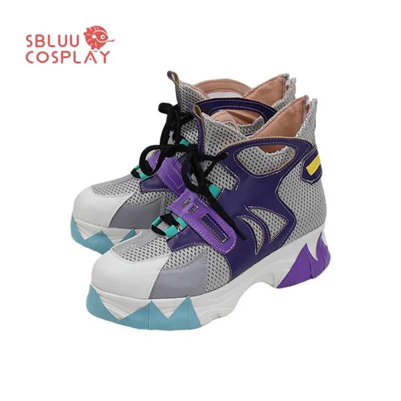 SBluuCosplay Gioco Strinova Nobunaga Scarpe Cosplay Stivali su misura
