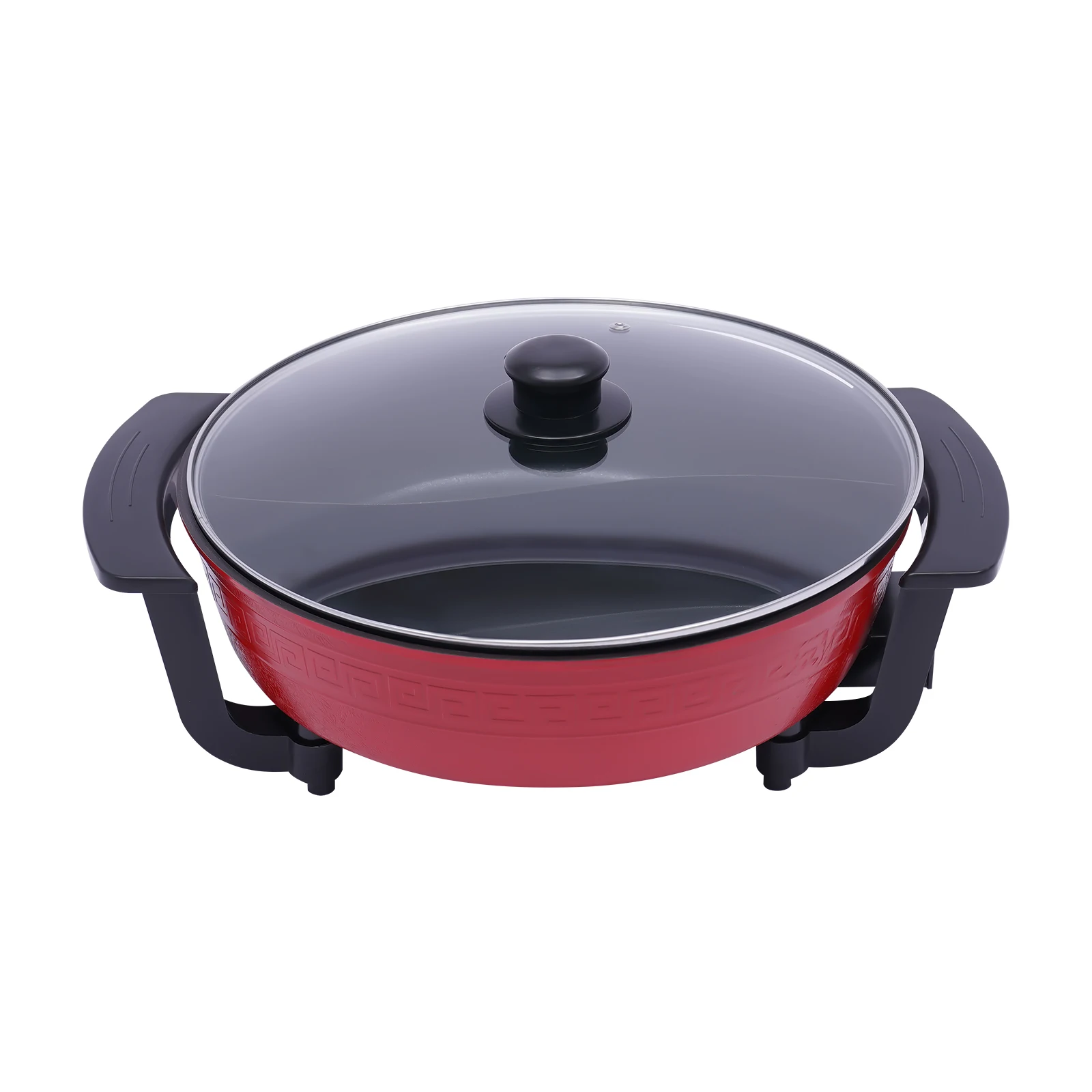 1360W Huishoudelijke Hot Pot 6L 5-Temp Aanpassing Non-stick Elektrische Hot Potten voor Familiebijeenkomsten