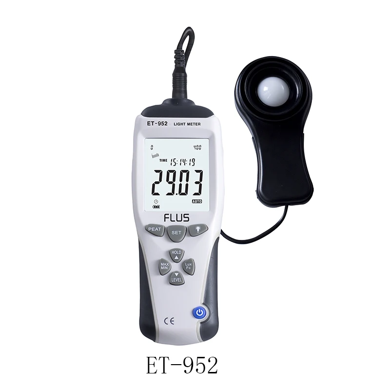 

Лидер продаж 2025 года, быстрый отклик 0-400 кГц, люксметр освещенности, калибратор, светодиодный тестер света, фотометр пламени, люксметр