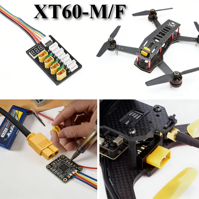 Sheath - Model Aircraft ESC Amass XT60H Male/Female Plug with Charging Interface Connector - Current-Controlled Lithium Battery