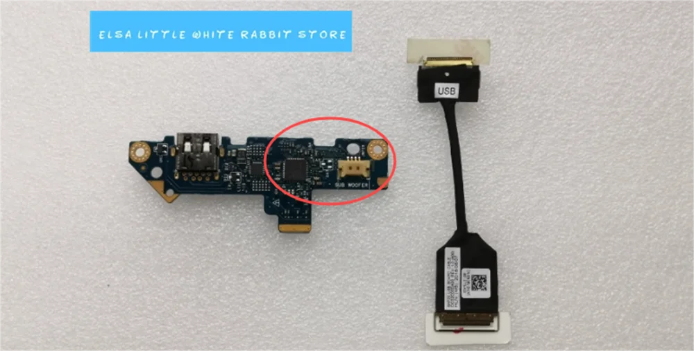 FOR DELL Alienware 17 R4 R5 USB BOARD W CABLE LS-D759P 0G3PWR