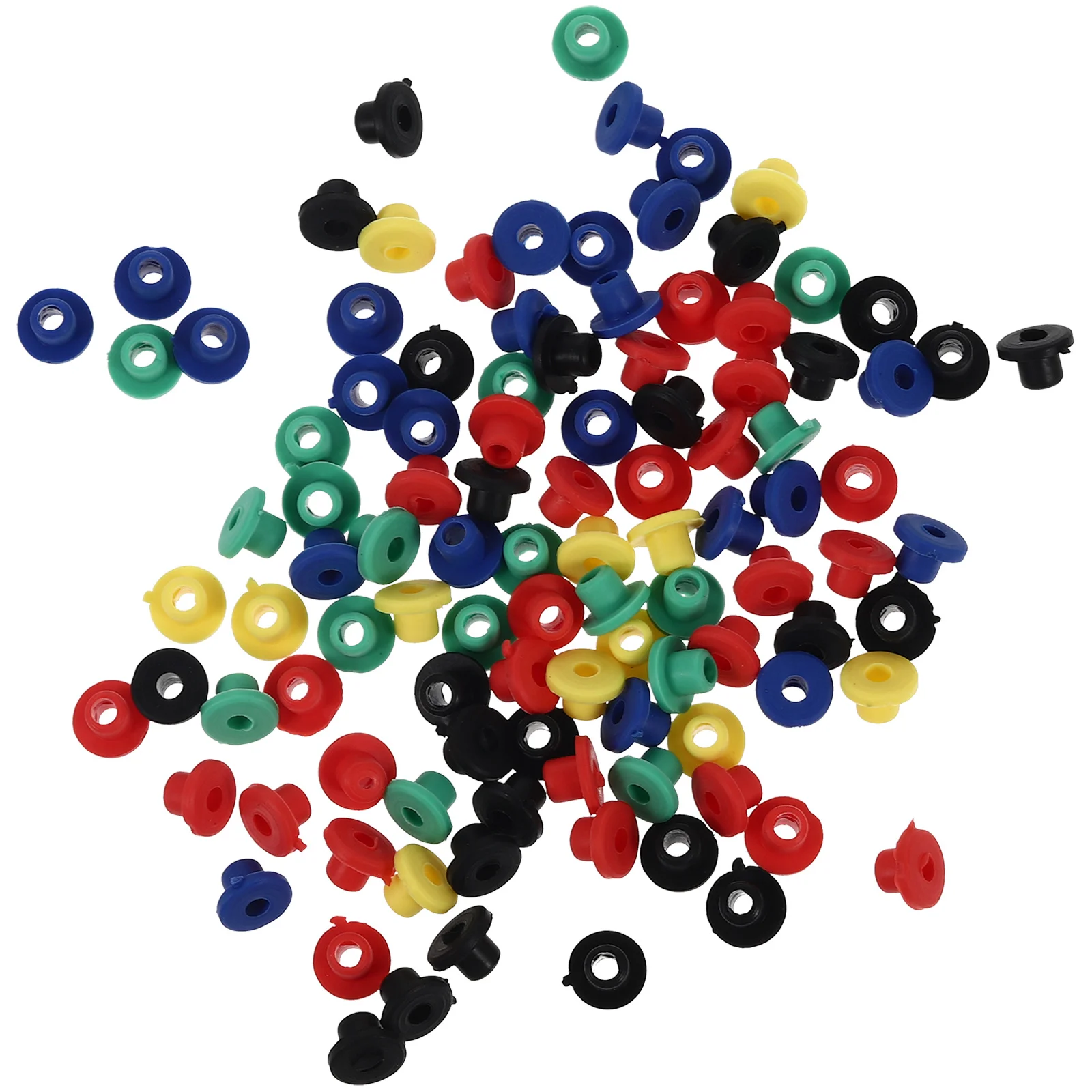 

100Pcs Disposable Cushions High Quality T Shaped Rubber Grommets for Tattoo Machines Professional Tools Supplies