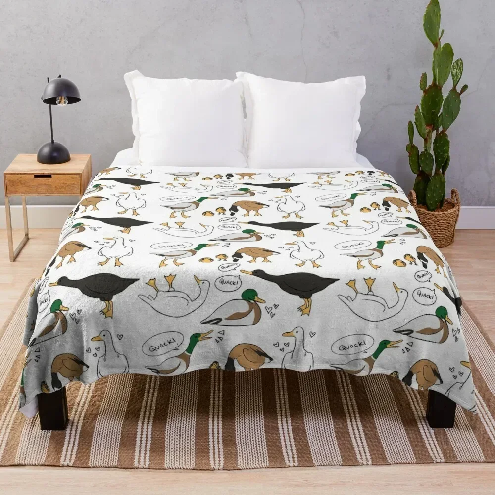 

ducks! Throw Blanket Multi Use Warm Blanket for Living Room Bedroom