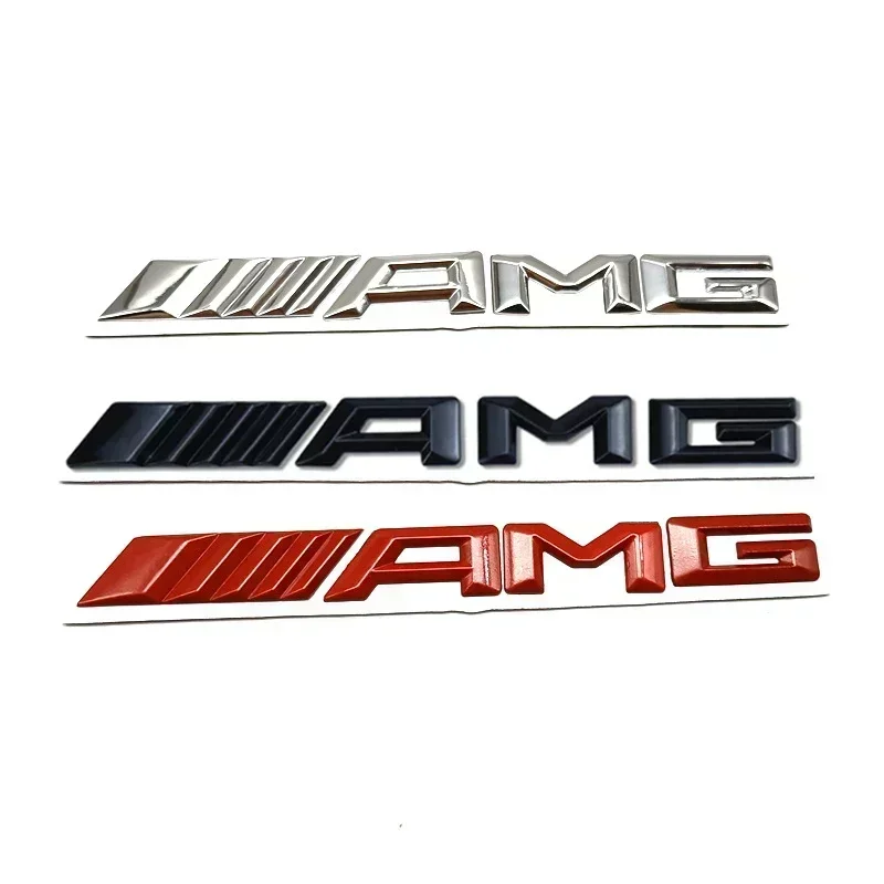 3d Rear Letter Emblem Metal Car Trunk Sticker for Mercedes Benz AMG C E S GLE GLS CLC Class W204 W213 W203 W205 W124 W221 W212