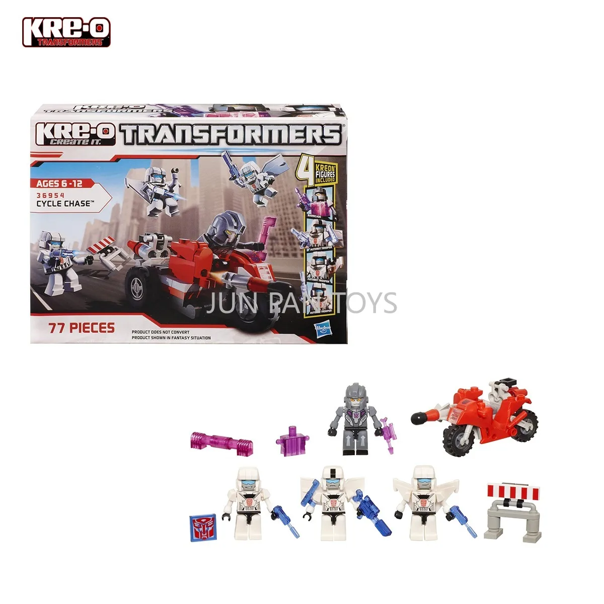 KreO Create It Transformers Battle Packs Cycle Chase figura de acción coleccionable niños modelo regalo de Navidad coche de juguete para niños 36954