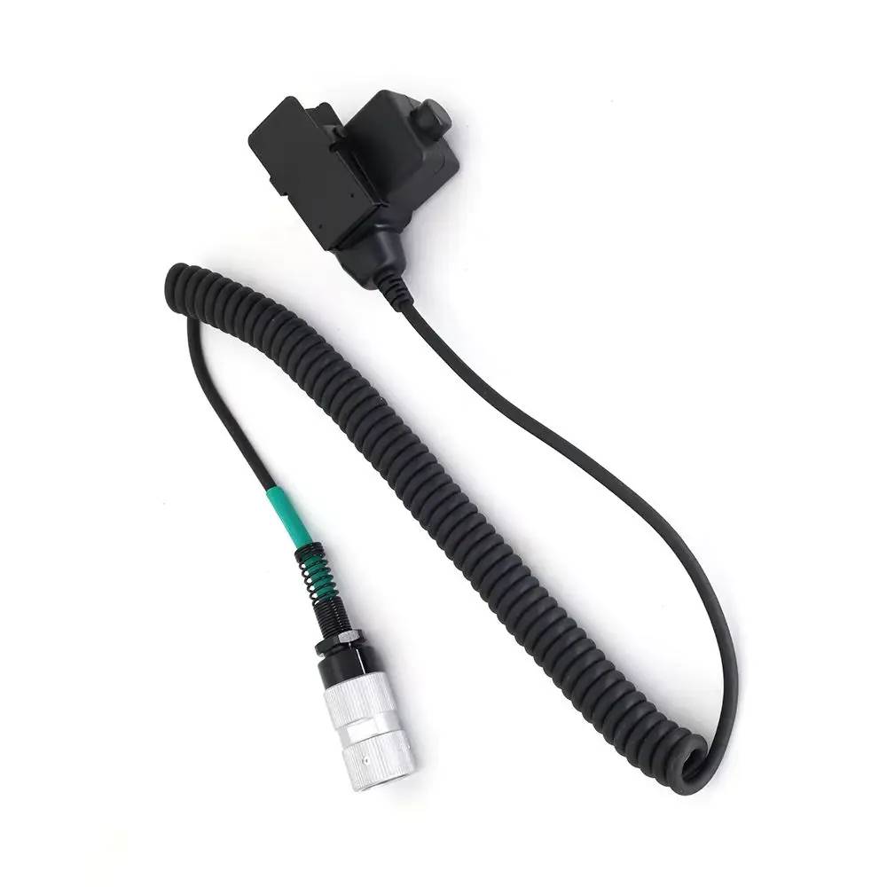 

6-контактный U94 PTT-кабель адаптер НАТО для гарнитуры рации для двусторонней радиосвязи PRC-152