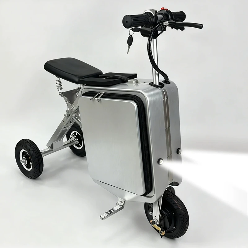 CX can seat parent-child men and women portable the elderly folding scooter intelligent electric car