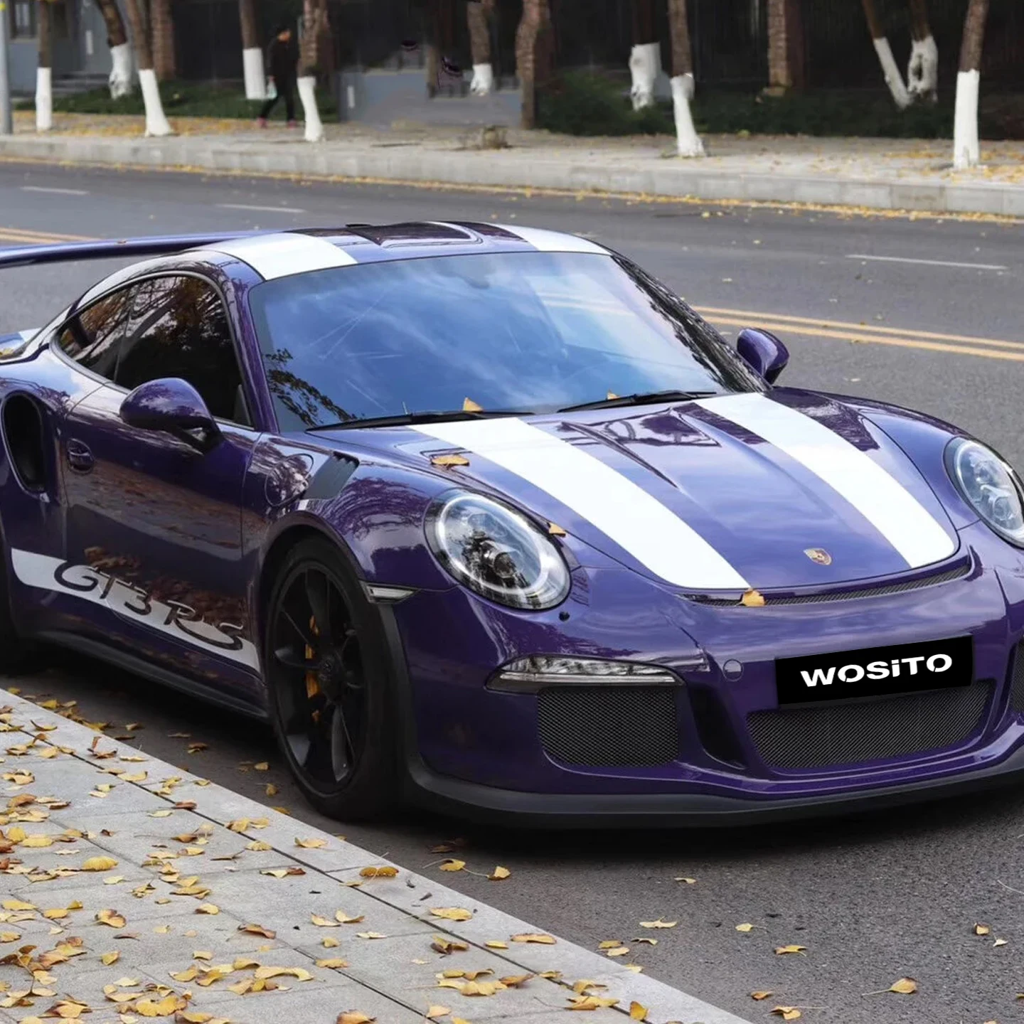 GT Violet High Gloss Metallic Texture Vinyl Car Film 1.52m x 17m Full Car Bubble Free Release Bright Surface Paint Car Film