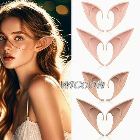 Cross Border Halloween Elf Ear Cosplay Props Elf Ears Vampire Fangs Fairy Fake Ears