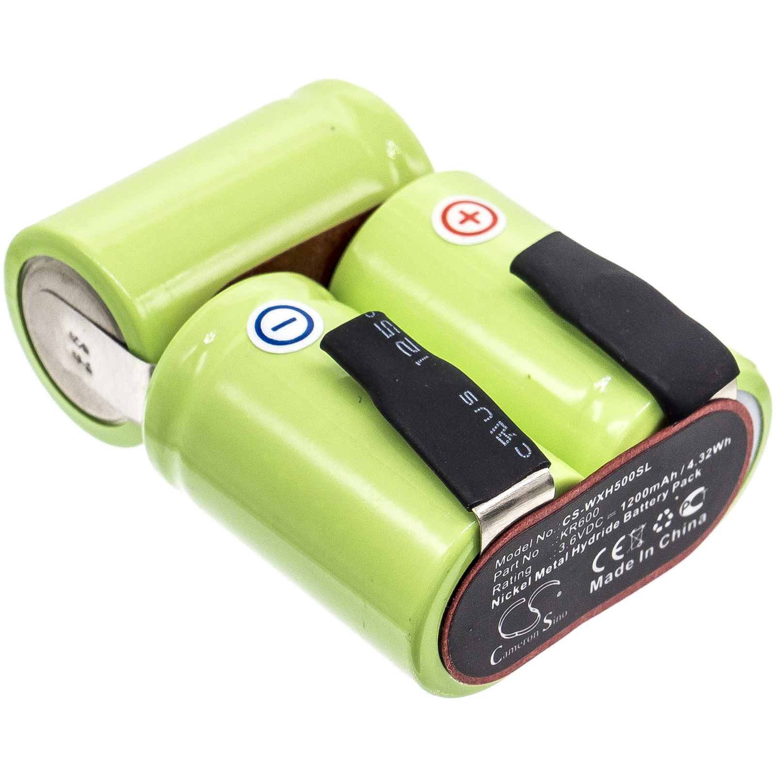 

Ni-MH Shaver Battery for Tondeo, 3.6V, 1200mAh , Compatible Models: ECO XP, ECO XP Profi