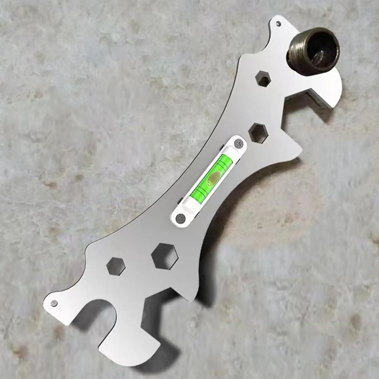 Angle Leveling Wrench with Bubble Levels Plumbing Tools Shower Wrench Tool for Shower Faucet Installation Bathroom Installation