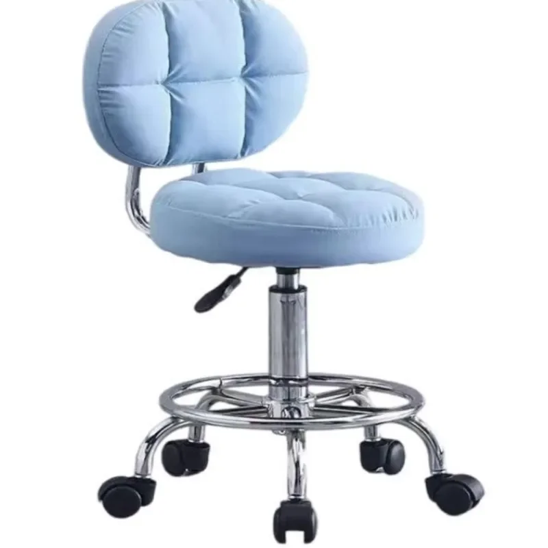 #OMGD Bar Chair Back Chair For Beauty Salon Nail Salon Hairdresser Lift Rotary Roller Slide Bar Stool Large Worker