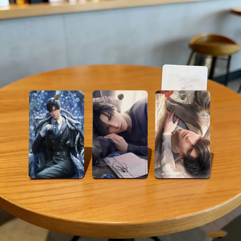 

L-Love и F-Deepspace Z-Zayne w Школьный прямоугольный брелок Защитный чехол для карты доступа в автобусном доме ID из искусственной кожи Бестселлеры