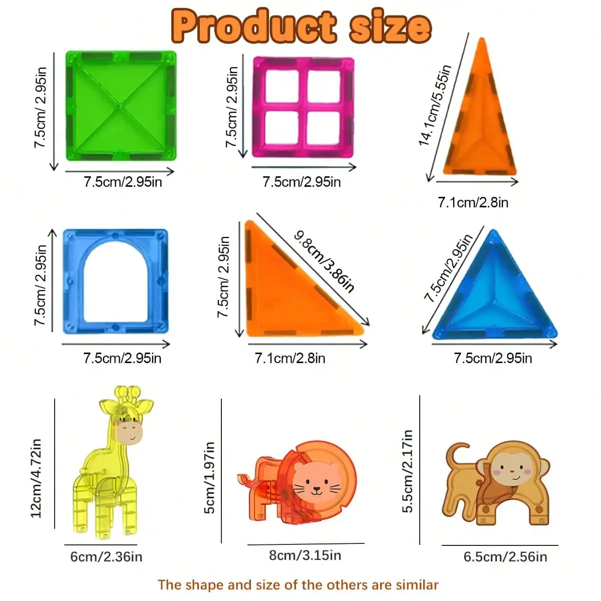Magnetische bouwstenen, magnetisch speelgoed, veelzijdig bouwspeelgoed, met dinosaurus rekwisieten, geschikt voor verjaardagen
