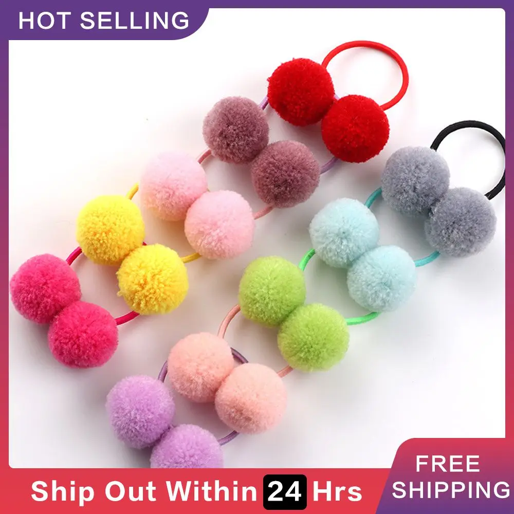 Hair Accessories Cute Wool Colored Hair Accessories For Plush Hair Rope Popular Childrens Accessories Popular With