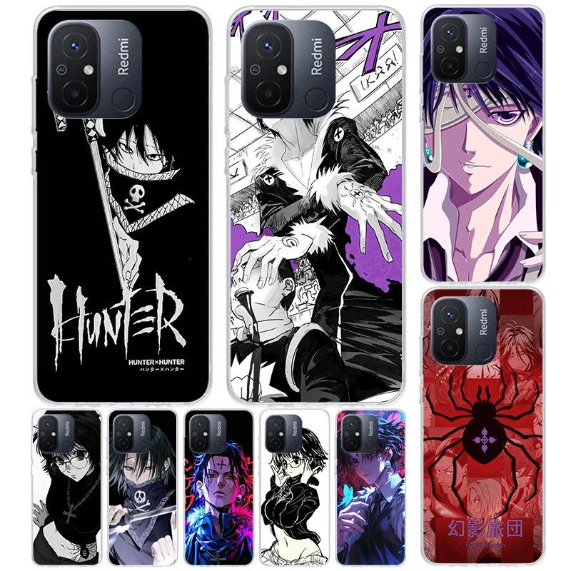 Huner X-Hunters Chrollo Shizuku Cover For Xiaomi Redmi 12 12C 10 10C 9 9C 9T 9A Phone Case 10A 8A 8 7A 7 6A 6 Pro K70 K60 K20 K4