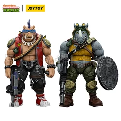 1/18 JOYTOY Action Figure Turtles Beebop Rocksteady Re-issue Version Anime Model Toy