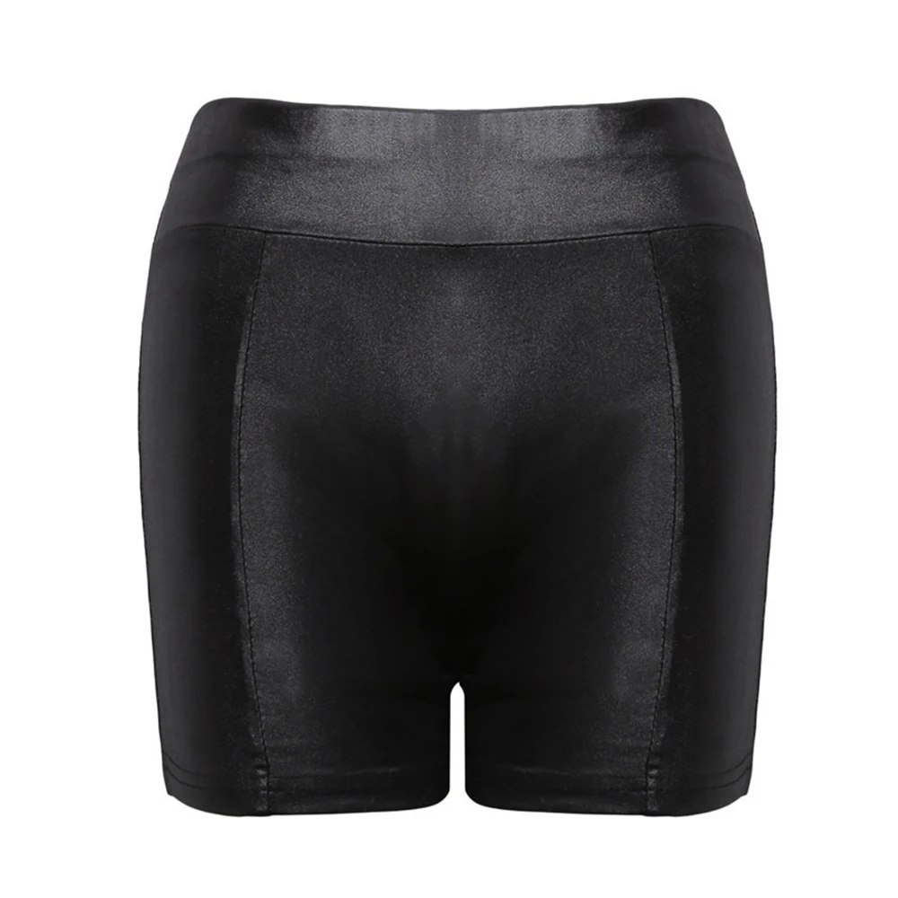 Clubwear Shorts Shorts Nightclub Home Woman Hot Pants Ladies Black Booty Shorts Fashion Faux Leather Gym Bottoms