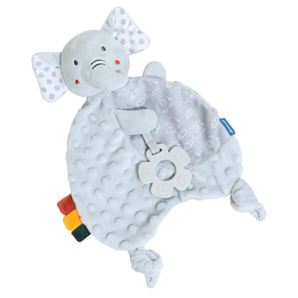 

Gray Elephant Soothing Towel Baby Comforters Newborn Teething Toys Portable Infant Snuggle Toy Pacifying Aid