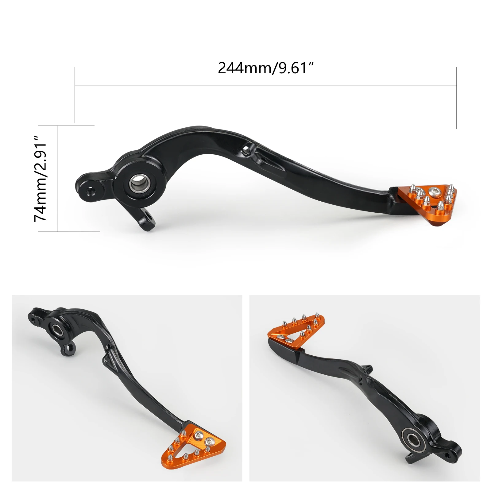 For 2024 KTM EXC 300 TPi 6D XCW EXCF 500 450 400 350 300 250 200 150 125 SX XC 2017-2024 NICECNC Adjustable Brake Pedal Lever