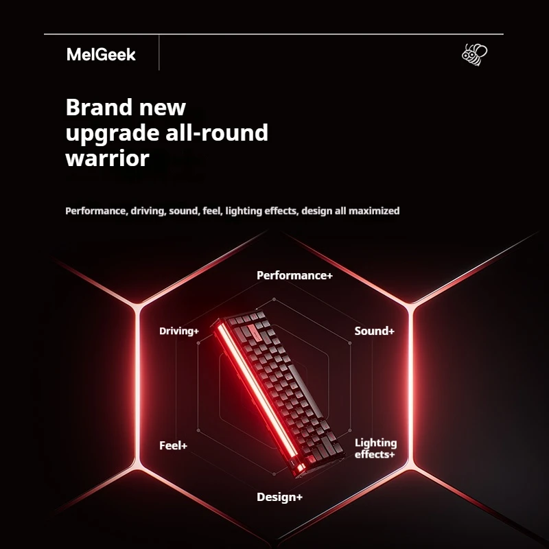 Melgeek Made68ultra+ Magnetic Axis Keyboard Ttc Magneto King Rt Esports Games Cable Customized Mechanical Keyboard Peripheral