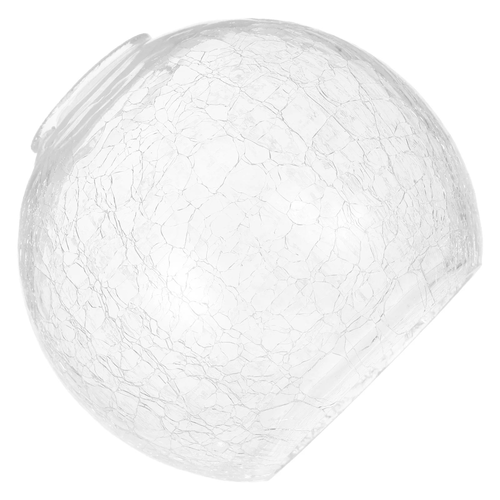 

Glass Lampshade Cracked Pattern Round Ball Pendant Lamp Shade Replacement Glass Shade Decorative Hanging Lamp Cover for Living
