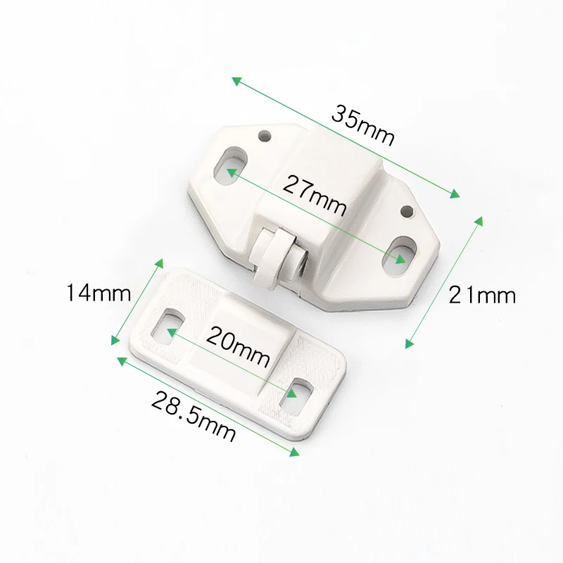 

1PCS Plastic Roller Door Catch A/B/C/D 4 Models White/Beige Roller Catch Cabinet Door Stopper Drawer Cupboard Door Ball Latch
