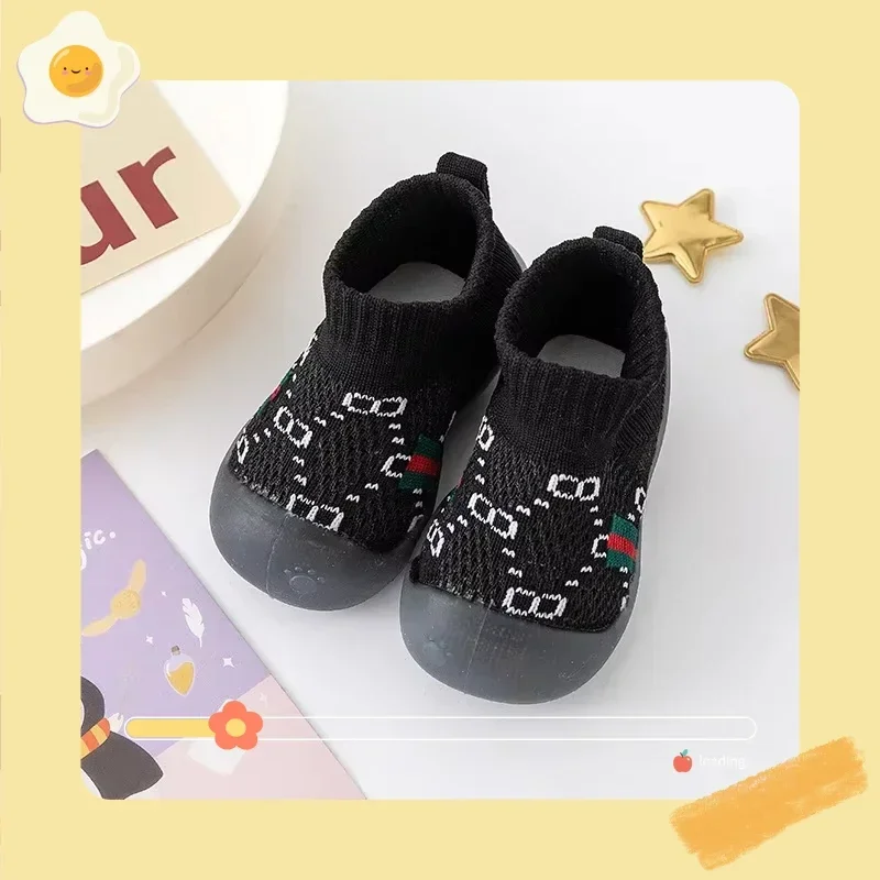 Новая детская обувь в классическом стиле с сеткой для малышей, дышащая и нескользящая обувь, обувь для малышей на мягкой подошве