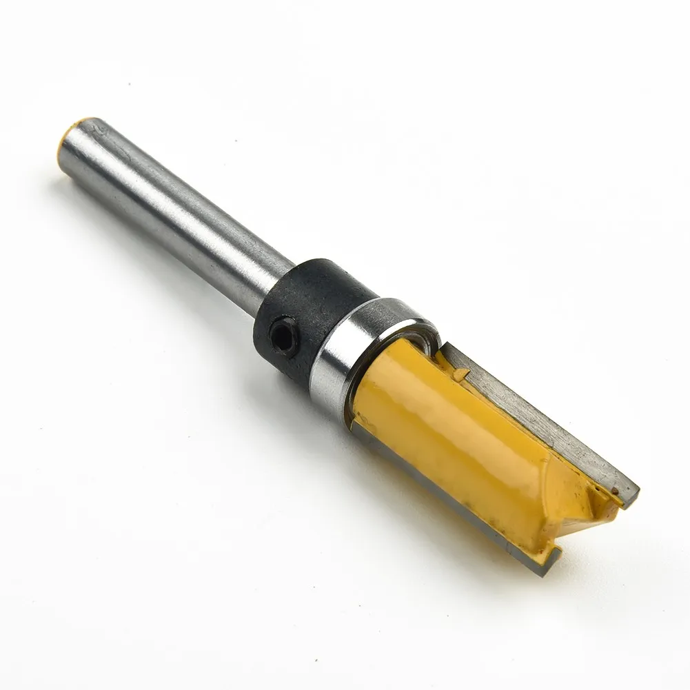 Straight Router Bit Trim Carbide Extra Cutting Flush For Wood Acrylic Milling Cutter Round Handle Router Bit New