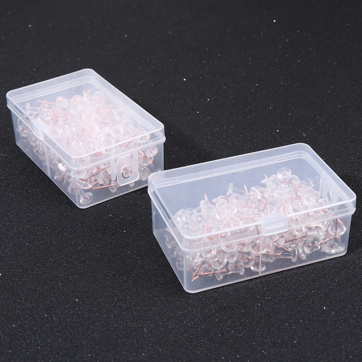 دبابيس ضغط الذهب الوردي خريطة المسامير لخرائط السفر جدار ديكور Thumbtacks مكتب المنزل المدرسة استخدام خريطة مكتب دبابيس الدفع المنزل