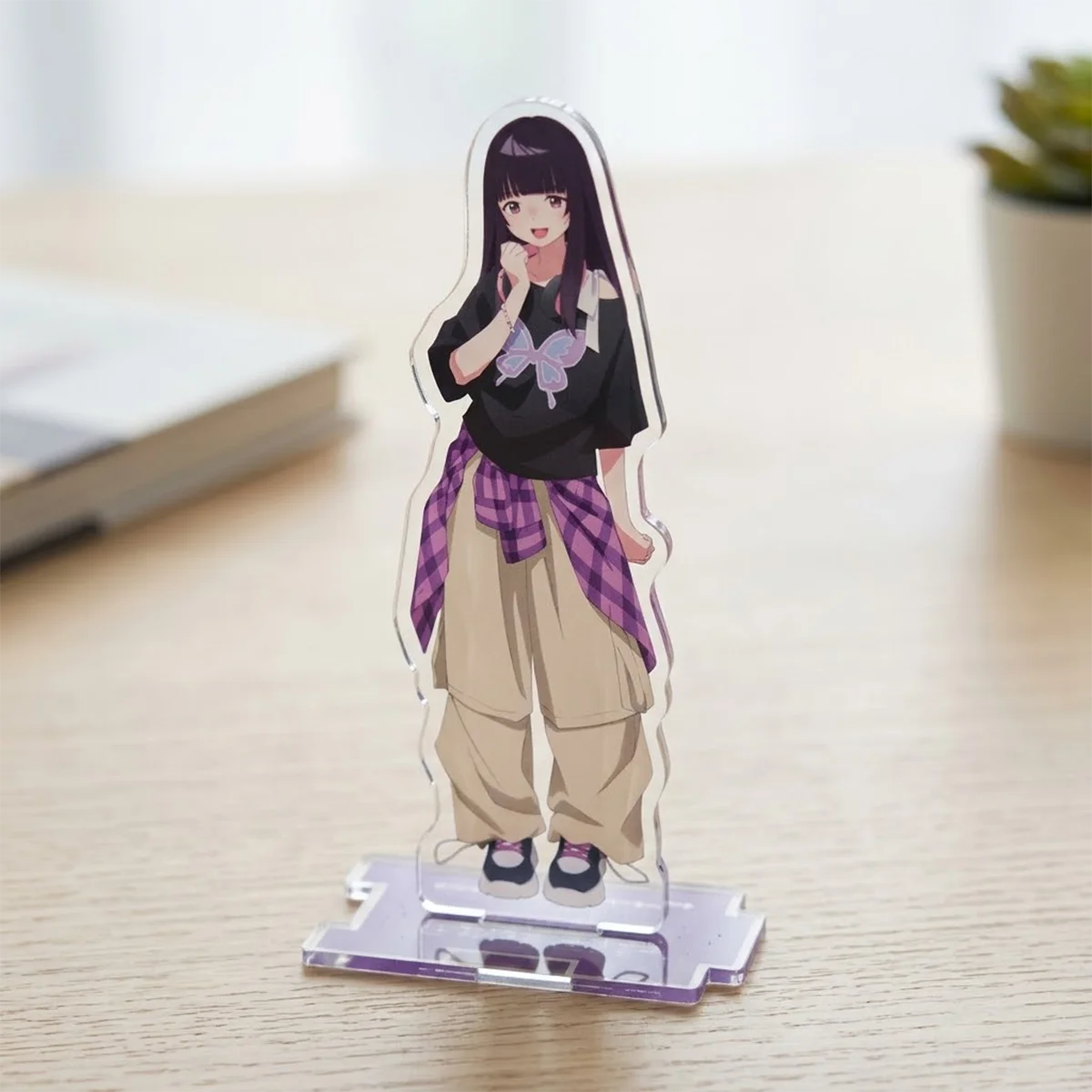 Anime Jellyfish Can't Swim in the Night 15cm Acrylic Stand Set, JCS Gift, Halloween Otaku Desktop Collectible Merch Keychain